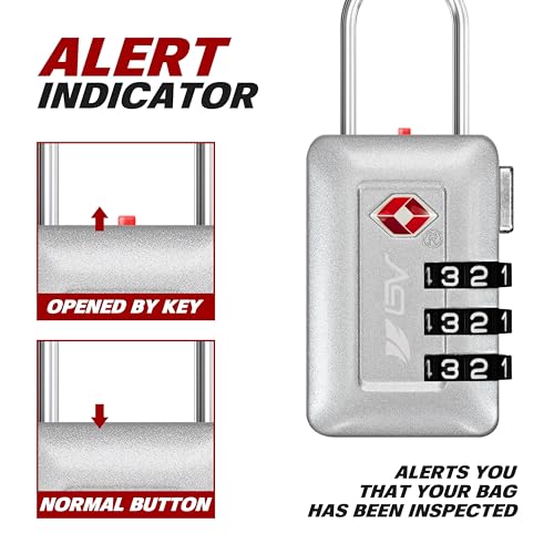 TSA Accepted Luggage Travel Lock (2 Count)
