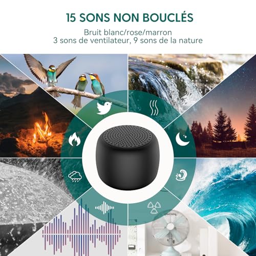 White Noise Sound Machine for Adults Kids Baby