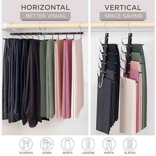 Pants Hangers Space Saving (4 Count)