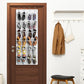 24 Pockets Large Clear Over the Door Shoe Organizer