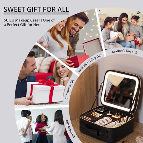 Makeup Bag with Led Mirror