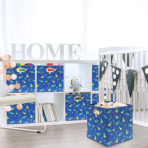 13 Inch Foldable Cube Storage Bins with Handles (3 Count)