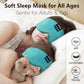 Sleep Headphones Bluetooth Sleep Mask Silk Kids Children Wireless Headband Headphones for Sleeping Travel Adjustable Sleeping Eye Mask with Thin Speaker