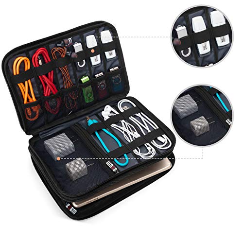 Double Layer Electronic Accessories Organizer