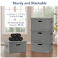 Medium 15" 21 Quart Collapsible Stackable Storage Bins with Lids (3 Count)