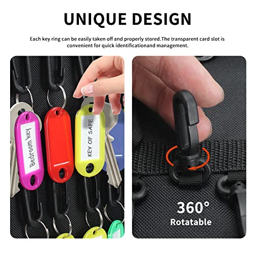 Portable Zippered Key Organizer