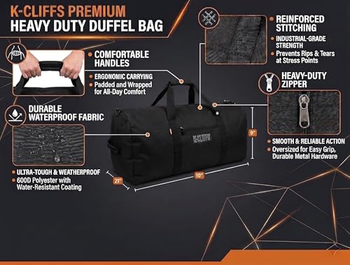 Heavy Duty Cargo Duffel Large Sport Gear Equipment Travel Bag Rooftop Rack Bag By Praise Start