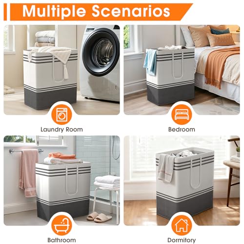 4 Pack Large Laundry Baskets (4 Count)