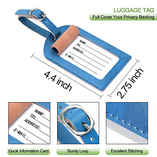 Passport Holder With Luggage Tag (4 Count)