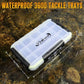 Small Fishing Backpack with Tackle Boxes Fishing Sling Bag DIY Embroidery Patches Tackle Bag Gift for Men Green