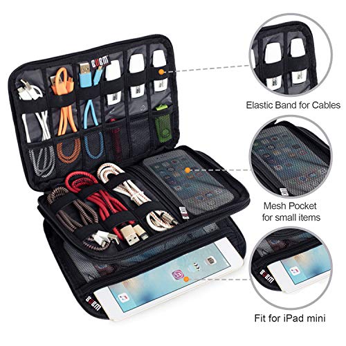 Double Layer Electronic Accessories Organizer