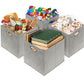 13 Inch Foldable Cube Storage Bins with Handles (3 Count)
