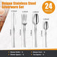 24 Piece Silverware Set for 6 (6 Count)