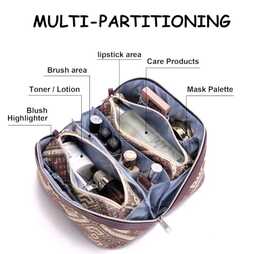 Travel Makeup Bag Organizer (3 Count)