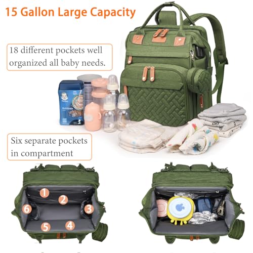 Baby Diaper Bags with Changing Station