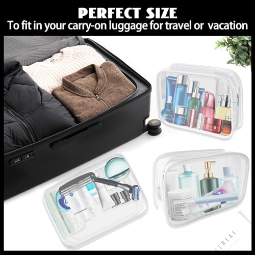 16 Pack Waterproof Cosmetic Bag TSA Approved Toiletry Bag (16 Count)