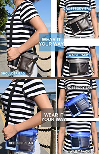 Premium Waterproof Waist Pouches Set (2 Count)