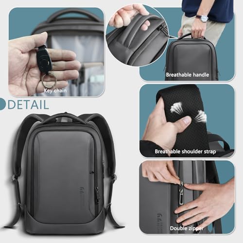 Laptop Backpack for Men for 15.6 Inch Computer Bag with USB A&C Charger