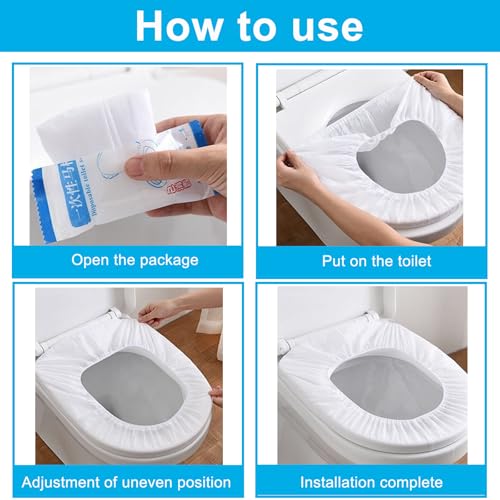 50 Pack Disposable Toilet Seat Cover (50 Count)