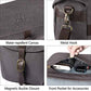 Canvas Crossbody Camera Bag with Rain Cover for Women Men
