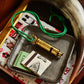Loud Two Tone 102dB Brass Whistle with Keychain Ring