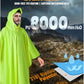 Hooded Rain Poncho for Adult Waterproof Lightweight Raincoat