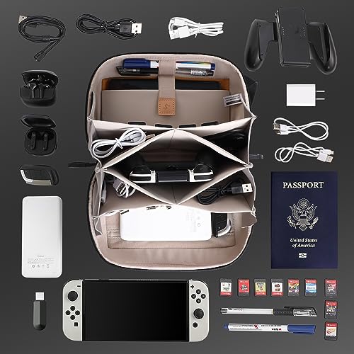 Electronic Organizer Travel Case Bag for Cables