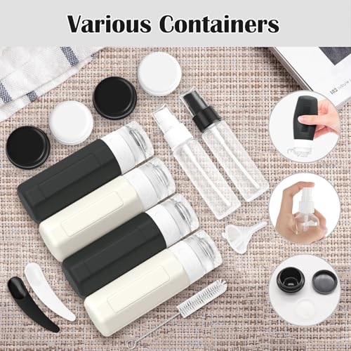 Travel Bottles for Toiletries 3oz (17 Count)