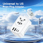 World to US Canada Travel Plug Adapter