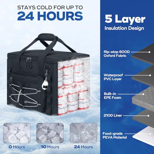 30Can Collapsible Soft Cooler Bag (30 Count)