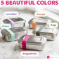 Stainless Steel Bento Box + Condiment Container (6 Count)