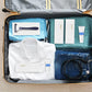 Shave Kit Bulk Travel Shaving Cream Disposable Twin Blade Razors and Cream Individually Wrapped Smooth Razor with Clear Cap Toiletries for Hotel Shelter Camping Travel Homeless (150 Count)