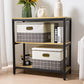 Large Collapsible Storage Bins with Lids [3 (3 Count)
