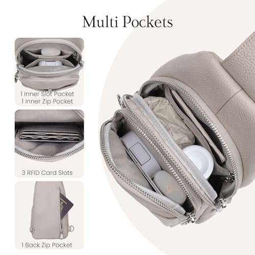 Genuine Leather Small Crossbody Bags for Women Anti