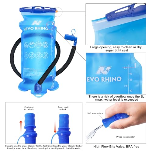 Hydration Backpack with Water Bladder 3L