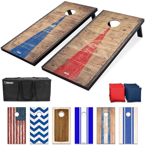 4 x 2 ft Rustic Design Cornhole Game Set