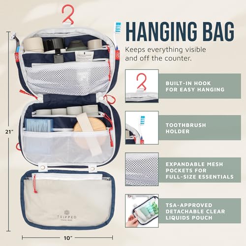 3 Piece Travel Toiletry Bag Set