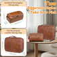 3-in-1 unisex PU toiletry bag: laser engraving & detachable waterproof section. Great personalized gifts (groomsmen, Father's Day, birthdays) — ideal for travel, gym, camping
