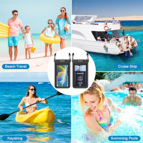 Waterproof Phone Pouch Floating [Up to 8.5''] (2 Count)