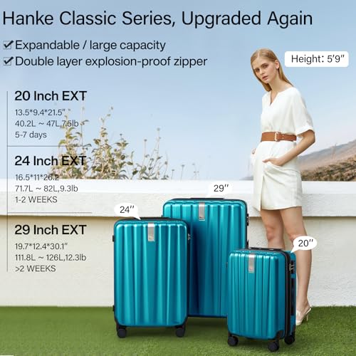 Expandable Hard Shell Luggage Sets (2 Count)