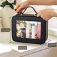 Large Capacity Clear Toiletry Bag for Women Travel Makeup Bag Black