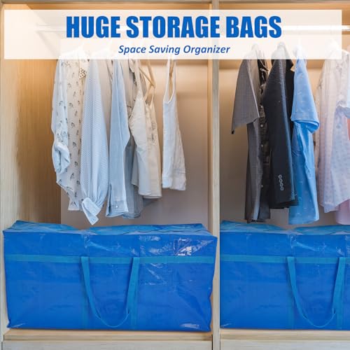 6 Pcs 96 Gallon Extra Large Moving Bags Heavy Duty Storage Bag (6 Count)