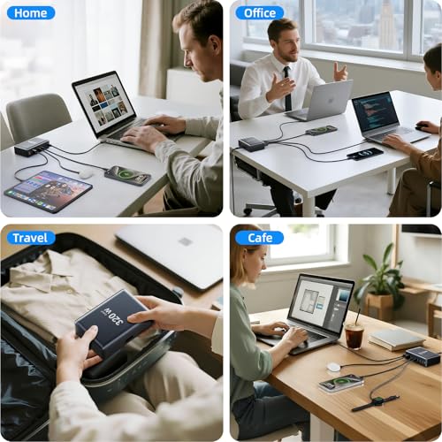 320W Fast Charging 8 Port USB C Charger Block