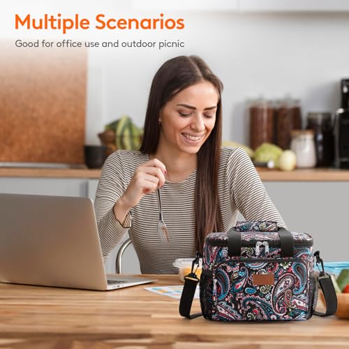 Medium Lunch Bag (Paisley / Medium(9L))