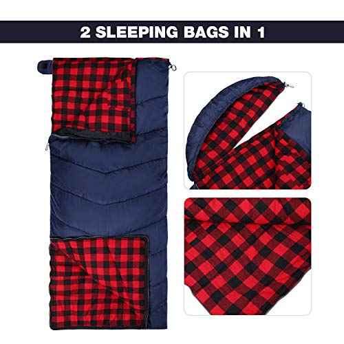 Flannel Sleeping Bag for Adults