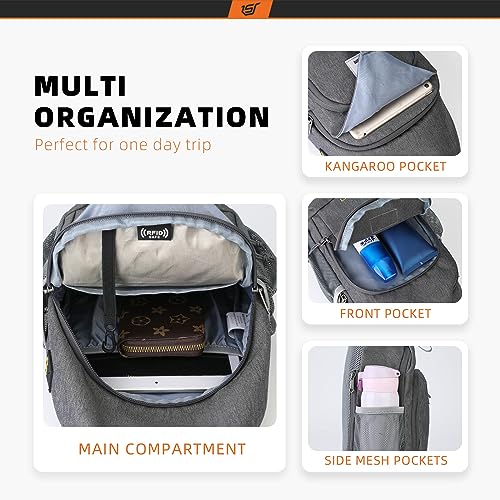Sling Bag RFID Crossbody Sling Backpack Cross Body Shoulder Bag Travel Hiking Daypack for Women Men