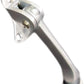 QCAA Heavy Duty Kickdown Door Stopper, 4", Zinc Die Cast, Satin Chrome, Made in Taiwan