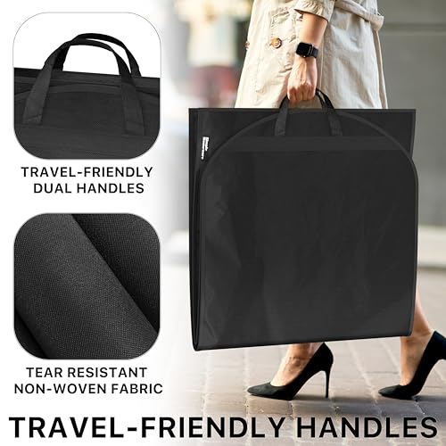 43" Travel Garment Bag with Pockets (3 Count)