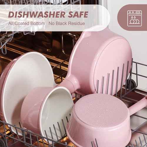 2.5 QT Ceramic Nonstick Saucepan with Lid