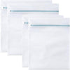 4 Pcs Large Mesh Laundry Bags for Delicates Intimates Lingerie with Zipper 2 Pcs 20” x 24”, 2 Pcs 24” x 24”